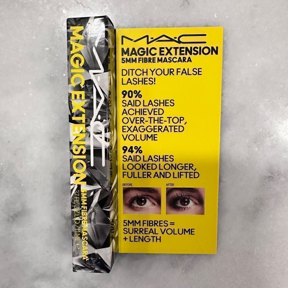 MAC Magic Extension 5MM Fibre Mascara Extensive Black NWT
